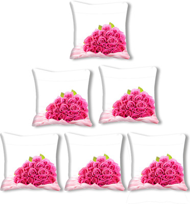 

IndiWeaves Printed Cushions Cover(Pack of 6, 40 cm*40 cm, Multicolor)