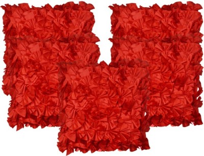 

Shine Villa Floral Cushions Cover(Pack of 5, 40 cm*40 cm, Red)