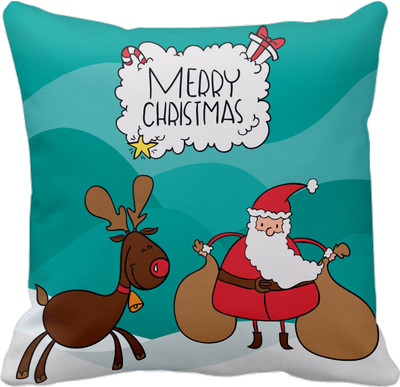 

Tied Ribbons Printed Cushions Cover(30 cm*30 cm, Multicolor)