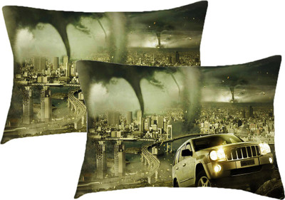 

Sleep Nature's Printed Pillows Cover(Pack of 2, 68.58 cm*45.72 cm, Multicolor)