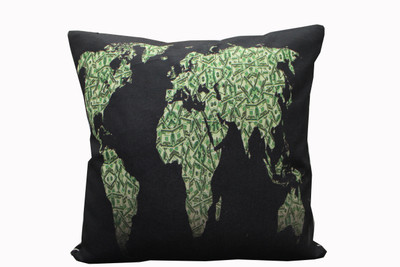 

Adishma Printed Cushions Cover(40 cm*40 cm, Black, Green)