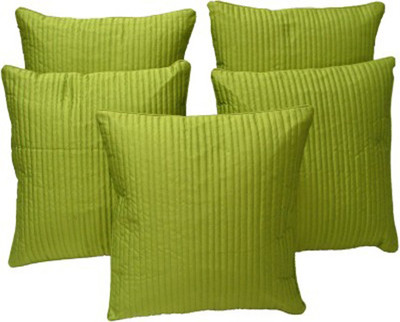 

Nikunj Striped Cushions Cover(Pack of 5, 40 cm*40 cm, Green)