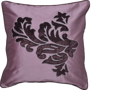 

Cute Creations Embroidered Cushions Cover(40 cm*40 cm, Pink)