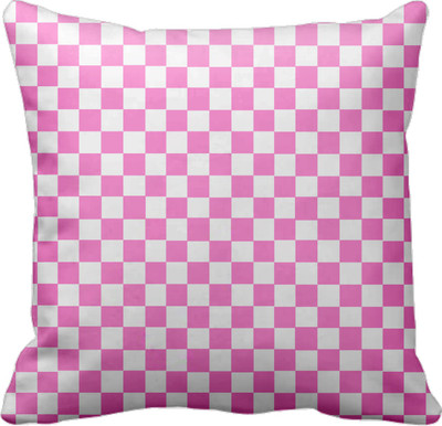 

SajawatHomes Abstract Cushions Cover(30 cm*30 cm, White, Pink), Pink;white