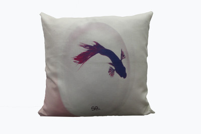

Adishma Printed Cushions Cover(40 cm*40 cm, White)