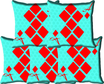 

IndiWeaves Printed Cushions Cover(Pack of 5, 40 cm*40 cm, Multicolor)
