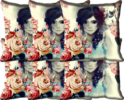 

IndiWeaves Printed Cushions Cover(Pack of 6, 30 cm*30 cm, Multicolor)