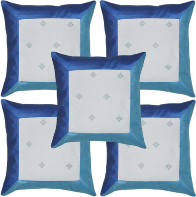 59% OFF on Lal Haveli Embroidered Cushions Cover(Pack of 5, 41 cm*41 cm, Blue) 59% OFF on Lal Haveli Embroidered Cushions Cover(Pack of 5, 41 cm*41 cm, Blue)