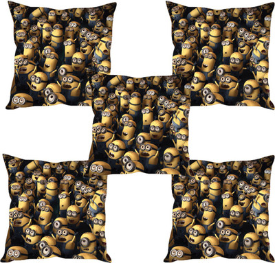 

Sleep Nature's Abstract Cushions Cover(Pack of 5, 30.63 cm*30.63 cm, Multicolor)