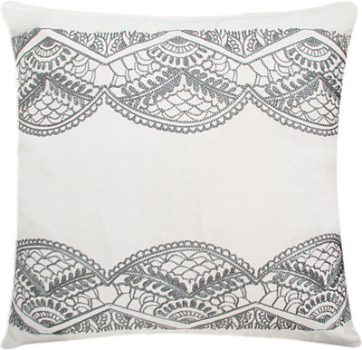 Saral Home Abstract Cushions Cover(Pack of 2, 40 cm*40 cm, Grey)