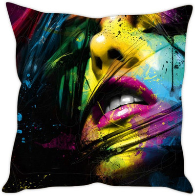 

Sleep Nature's Abstract Cushions Cover(30.63 cm*30.63 cm, Multicolor)