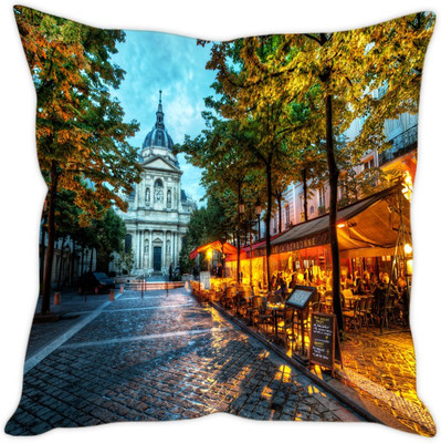 

Sleep Nature's Abstract Cushions Cover(30.63 cm*30.63 cm, Multicolor)