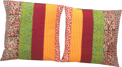 

Minky's Decor Geometric Cushions Cover(Pack of 2, 40 cm*40 cm, Multicolor)