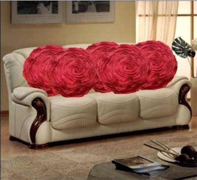 

Shine Villa Floral Cushions Cover(Pack of 5, 40 cm*40 cm, Maroon)