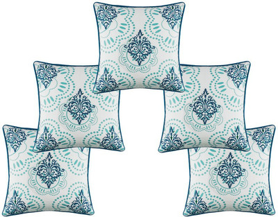 

Soumya Furnishings Abstract Cushions Cover(Pack of 5, 40 cm*40 cm, Blue)