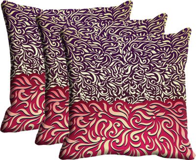 

IndiWeaves Printed Cushions Cover(Pack of 3, 40 cm*40 cm, Multicolor)