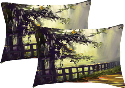 

Sleep Nature's Printed Pillows Cover(Pack of 2, 68.58 cm*45.72 cm, Multicolor)