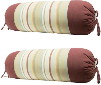 

Elan Abstract Bolsters Cover(Pack of 2, 36 cm*80 cm, Multicolor)