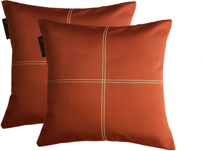 

Lushomes Geometric Cushions Cover(Pack of 2, 40 cm*40 cm, Maroon)