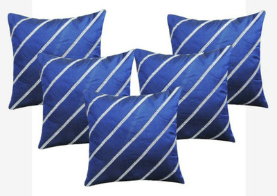 

Shine Villa Striped Cushions Cover(Pack of 5, 40 cm*40 cm, Blue)