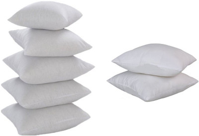 

Shivkirpa Plain Cushions Cover(Pack of 7, 40 cm*40 cm, White)