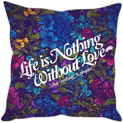 

Sleep Nature's Abstract Cushions Cover(40.64 cm*40.64 cm, Multicolor)