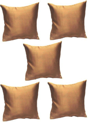 

Chandra Impex Plain Cushions Cover(Pack of 5, 30.48 cm*30.48 cm, Beige)
