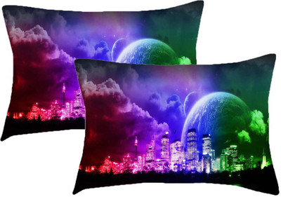 

Sleep Nature's Printed Pillows Cover(Pack of 2, 68.58 cm*45.72 cm, Multicolor)