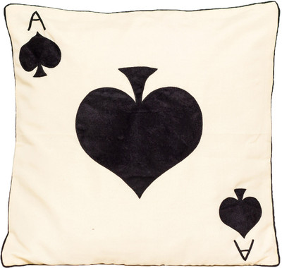 

Band Box Embroidered Cushions Cover(40.64 cm*40.64 cm, White)