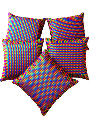 

Urban Arts Abstract Cushions Cover(Pack of 5, 40 cm*40 cm, Multicolor)