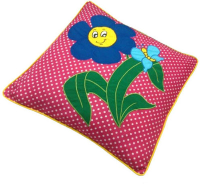 

Hugs N Rugs Embroidered Cushions Cover(40 cm*40 cm, Multicolor)
