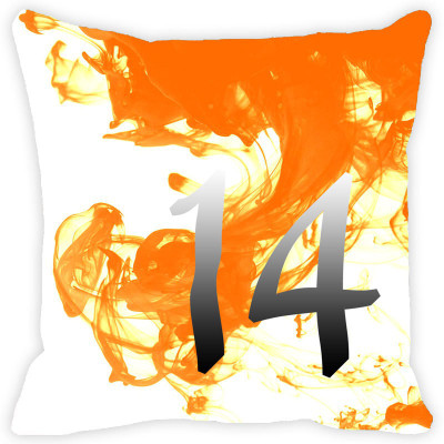 

Leaf Designs Abstract Cushions Cover(41 cm*41 cm, Orange)
