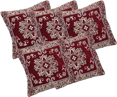 

Zesture Floral Cushions Cover(Pack of 5, 40 cm*40 cm, Multicolor)