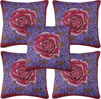 

Metro Living Floral Cushions Cover(Pack of 5, 40 cm*40 cm, Multicolor)