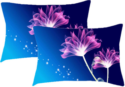 

Sleep Nature's Printed Pillows Cover(Pack of 2, 68.58 cm*45.72 cm, Multicolor)