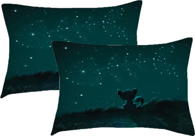 

Sleep Nature's Printed Pillows Cover(Pack of 2, 68.58 cm*45.72 cm, Multicolor)