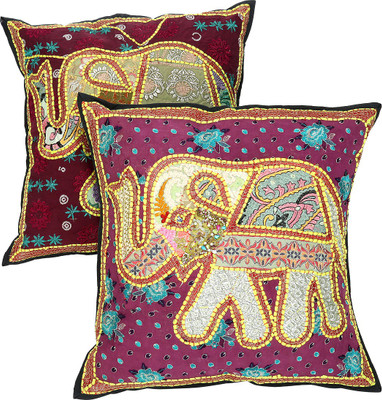 

Rajrang Animal Cushions Cover(Pack of 2, 53 cm*53 cm, Blue)