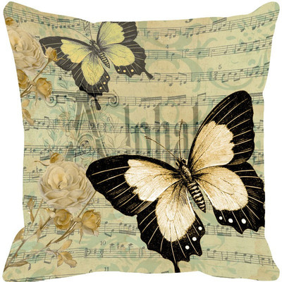 

Leaf Designs Printed Cushions Cover(41 cm*41 cm, Multicolor)