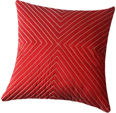 ZIKRAK EXIM Geometric Cushions Cover(40 cm*40 cm, Red)