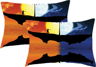 

Sleep Nature's Printed Pillows Cover(Pack of 2, 68.58 cm*45.72 cm, Multicolor)