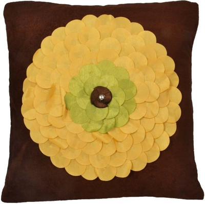 

Nikunj Floral Cushions Cover(Pack of 5, 40 cm*40 cm, Brown)