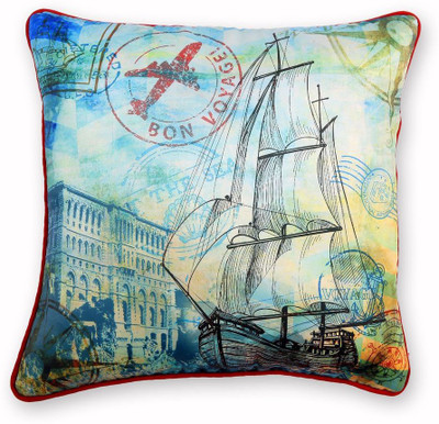 

Skipper Printed Cushions Cover(40 cm, Multicolor)