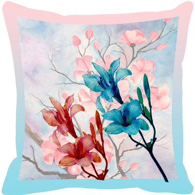 

Leaf Designs Printed Cushions Cover(41 cm*41 cm, Multicolor)