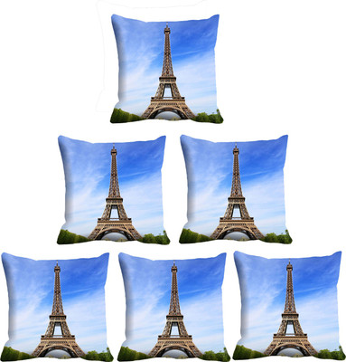 

IndiWeaves Printed Cushions Cover(Pack of 6, 30 cm*30 cm, Multicolor)