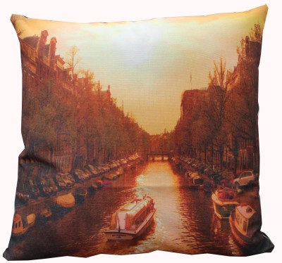 

Adishma Printed Cushions Cover(40 cm*40 cm, Brown)