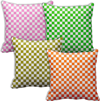 

Tied Ribbons Abstract Cushions Cover(Pack of 4, 30 cm*30 cm, Multicolor)
