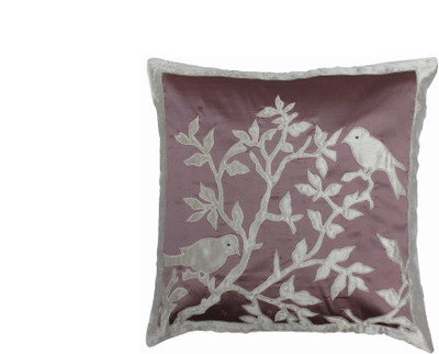 

Cute Creations Embroidered Cushions Cover(40 cm*40 cm, Pink)