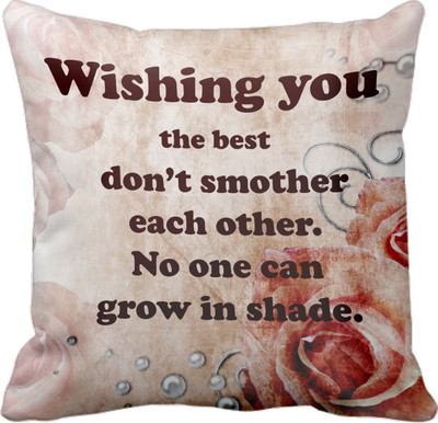 

Tied Ribbons Printed Cushions Cover(30 cm*30 cm, Multicolor)
