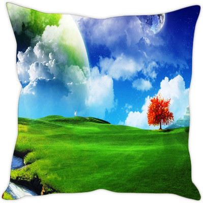 

Sleep Nature's Abstract Cushions Cover(Pack of 5, 40.64 cm*40.64 cm, Multicolor)