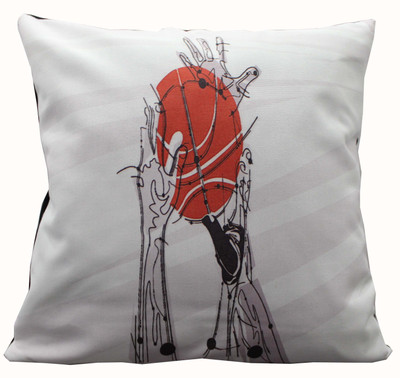 

Adishma Printed Cushions Cover(40 cm*40 cm, White)